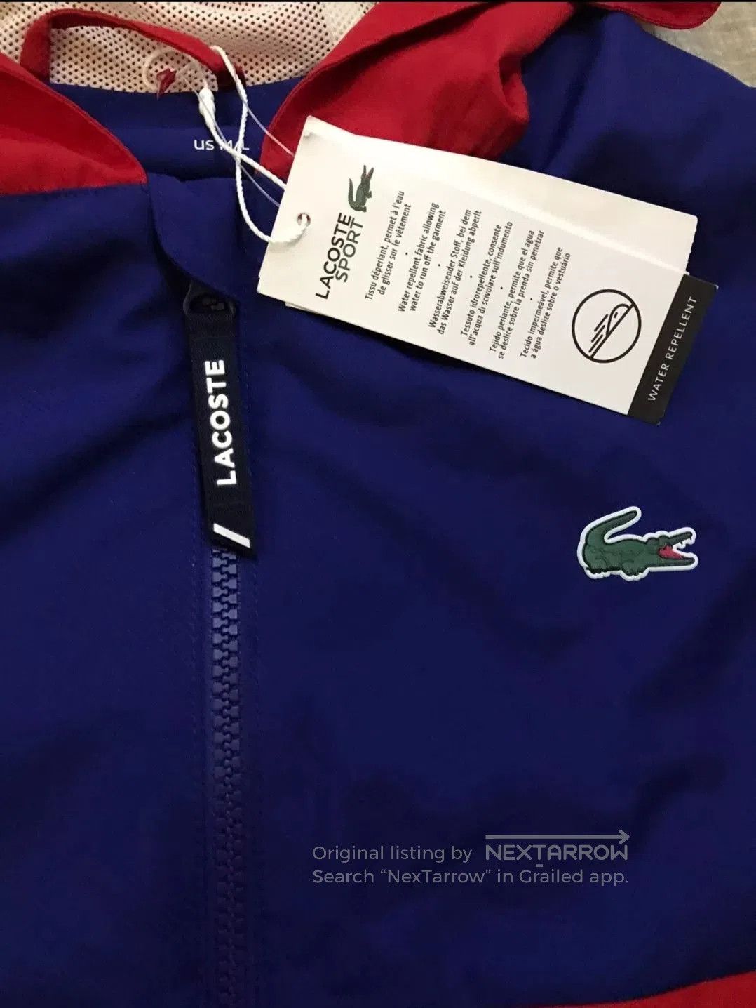 Lacoste Lacoste Colorblock Hooded Sports Jacket. Size US M / EU 48-50 / 2 - 6 Thumbnail