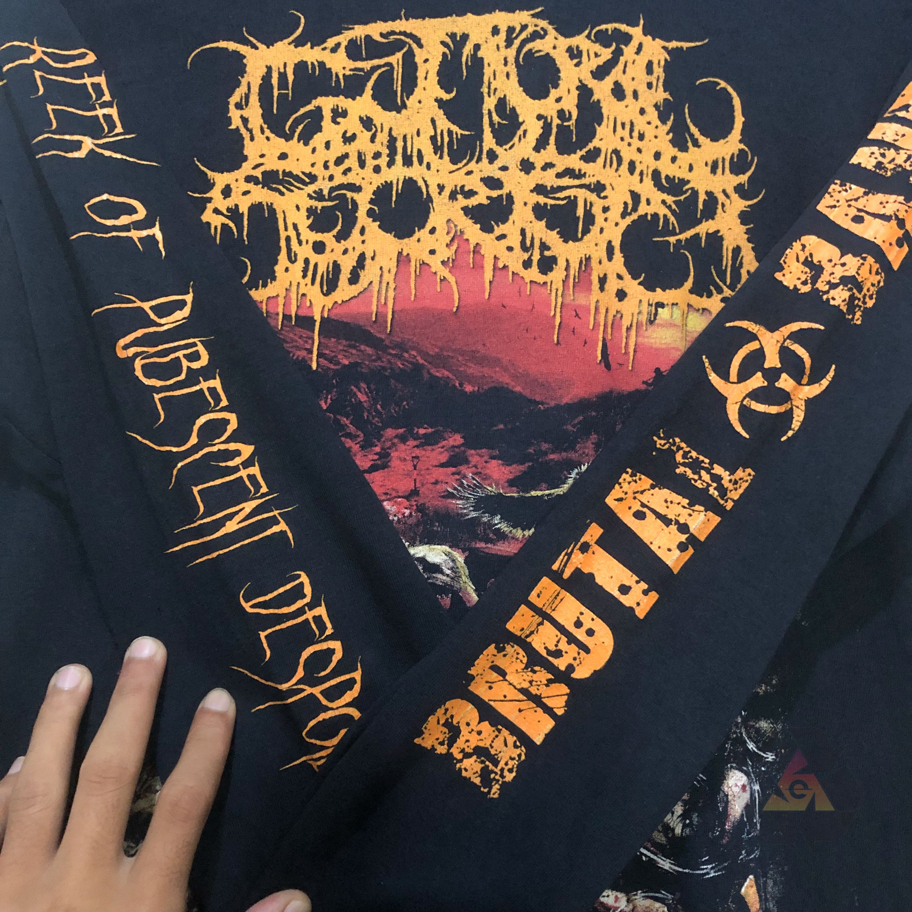 Band Tees Guttural Secrete Long Sleeve Reek Of Pubescent Despoilment Size US S / EU 44-46 / 1 - 7 Thumbnail