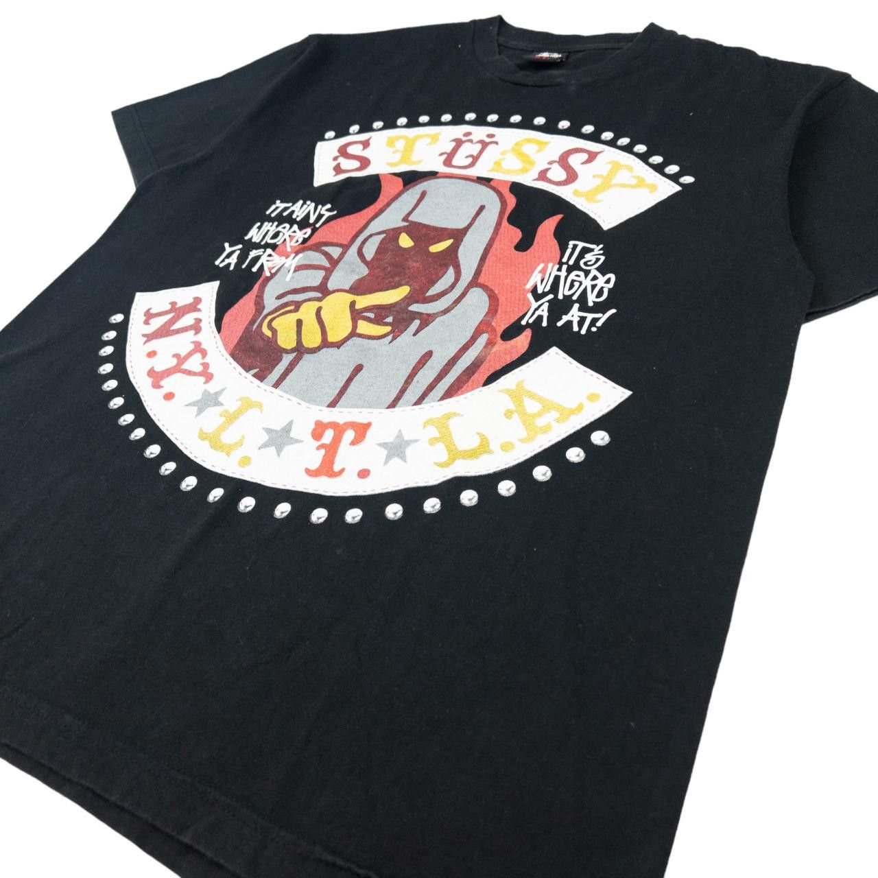 Stussy Vintage Stussy NYLTLA Graphic T Shirt Size L Size US L / EU 52-54 / 3 - 6 Thumbnail