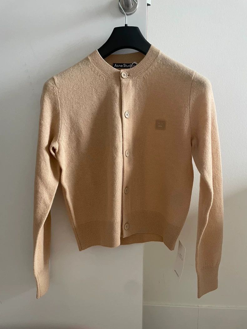Acne Studios Acne Studios Cardigan in Khaki Color Size US S / EU 44-46 / 1 - 1 Thumbnail