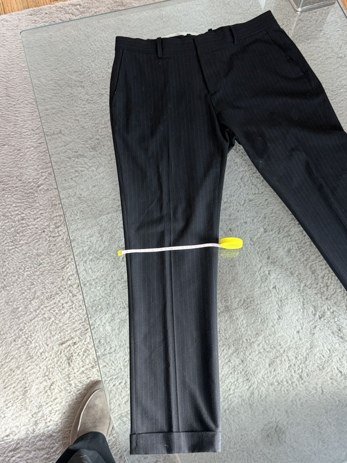 Allsaints Allsaints Black Pinstriped Trouser Size 40R - 3 Thumbnail