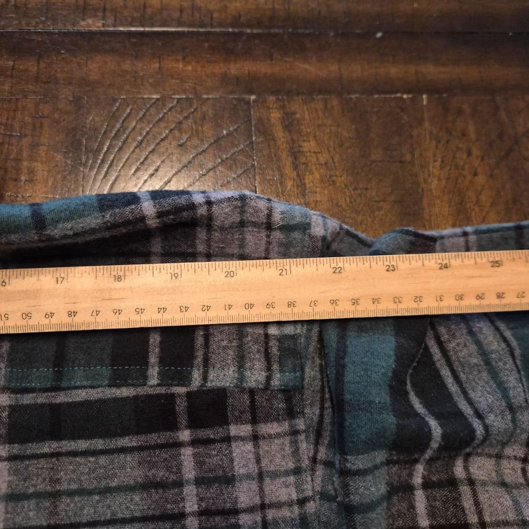 Vintage L.L. Bean Shirt Men 2XL Green Plaid Flannel Long Sleeve Button-Up Chamois Cloth Heavy G088 Size US XXL / EU 58 / 5 - 7 Thumbnail