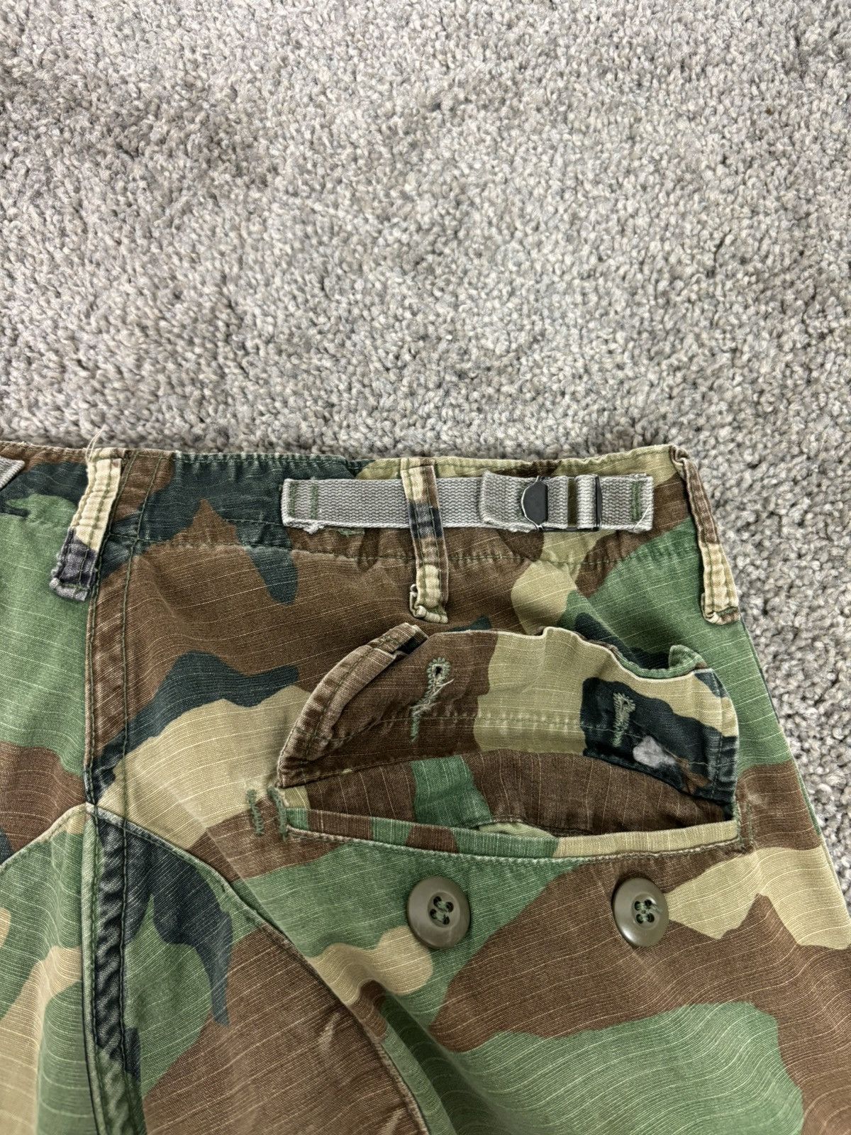 Vintage Vintage 90s army camo cargo pants Size US 28 / EU 44 - 8 Thumbnail