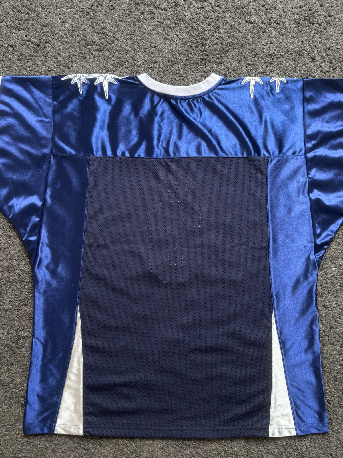 NFL × Vintage Vintage unisex American football satin number 3 blue jersey Size US XL / EU 56 / 4 - 16 Thumbnail