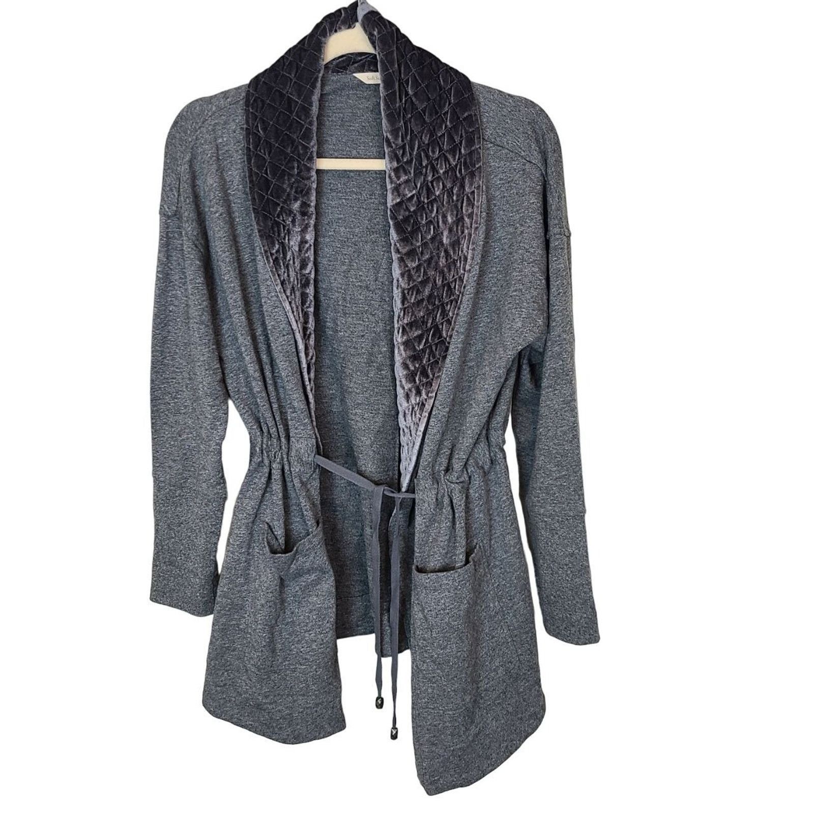 Soft Surroundings Soft Surroundings Lilas Quilted Velvet Jacket PL Cottagecore Size L / US 10 / IT 46 - 2 Thumbnail