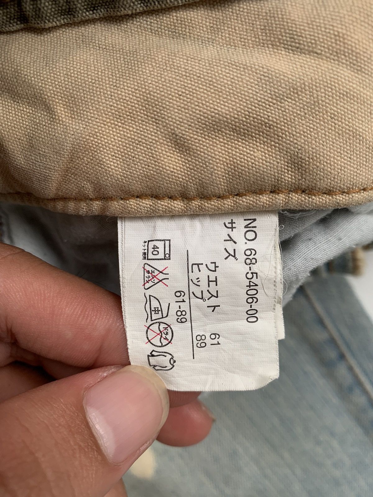 If Six Was Nine 2000s Japanese Brand Double Waist Denim Jeans Size US 32 / EU 48 - 6 Thumbnail