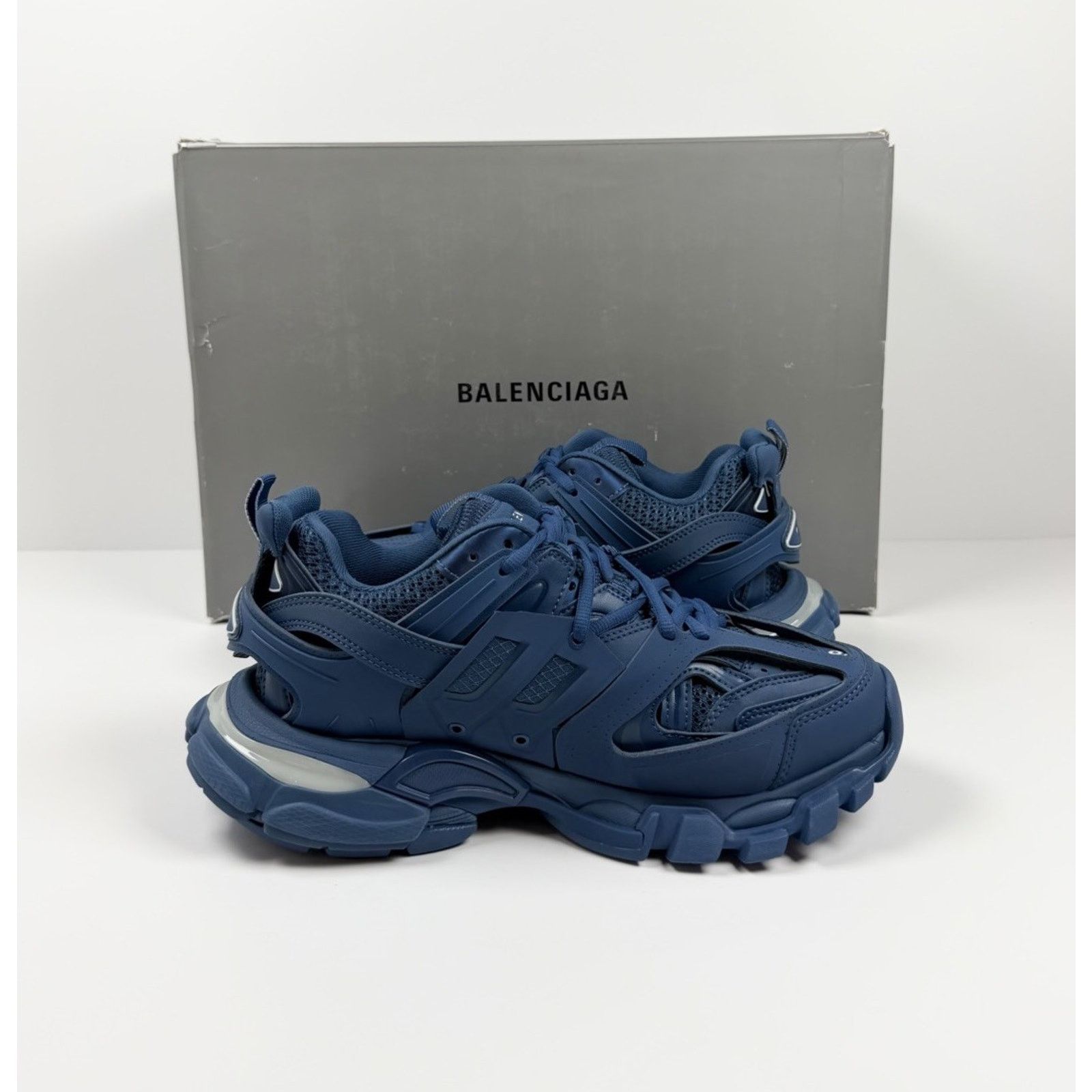 Balenciaga Size 39EU/6US - Balenciaga Track Blue LED Sneakers NEW! Size US 6 / EU 39 - 6 Thumbnail