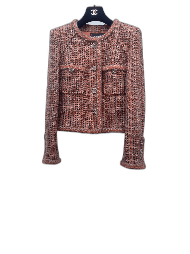 Chanel Chanel Misty Forest Red Jacket Size S / US 4 / IT 40 - 1 Thumbnail