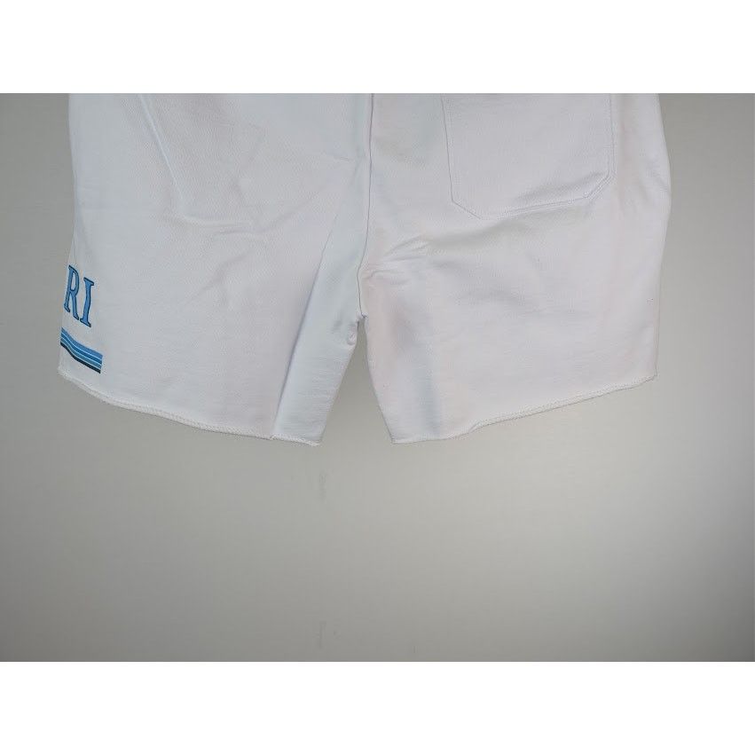 Amiri o1rshd1 MA Bar Watercolor Logo Short in White Size US 36 / EU 52 - 13 Thumbnail