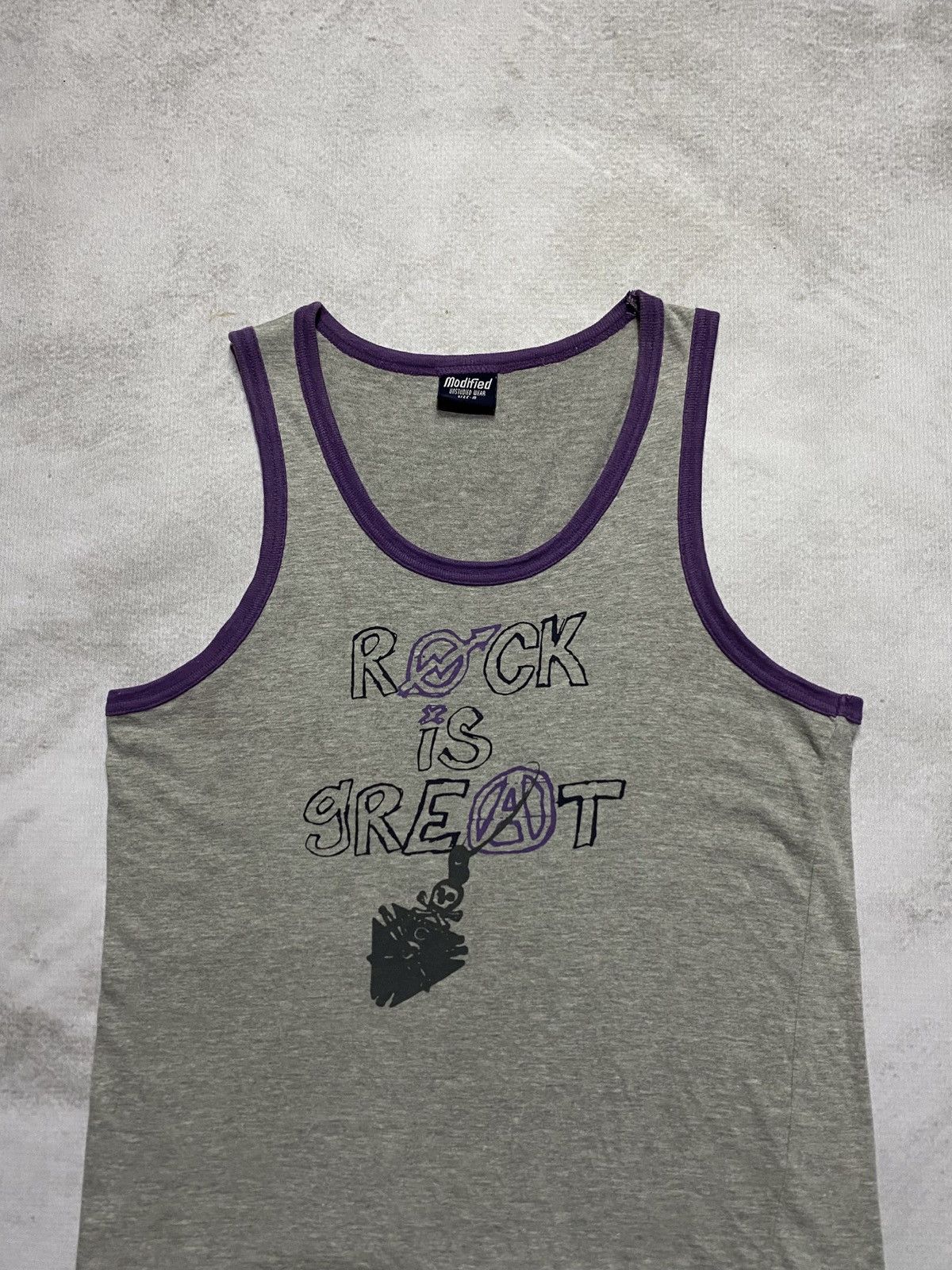 Japanese Brand Modified Rock is Great Tank Top Size US M / EU 48-50 / 2 - 4 Thumbnail