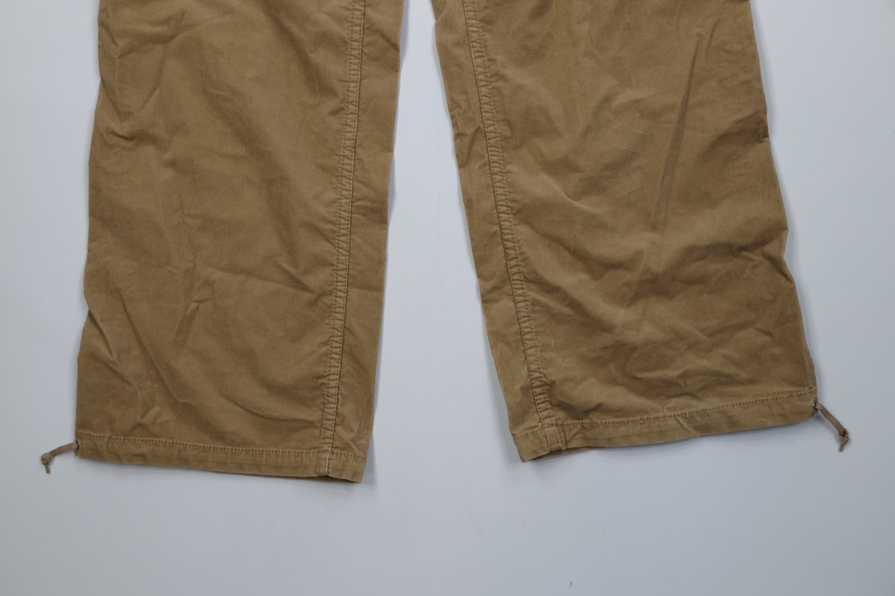 Gap Vintage Y2K Gap Babydoll Corduroy Wide Leg Cargo Pants Brown Size 38" / US 16 / IT 52 - 4 Thumbnail