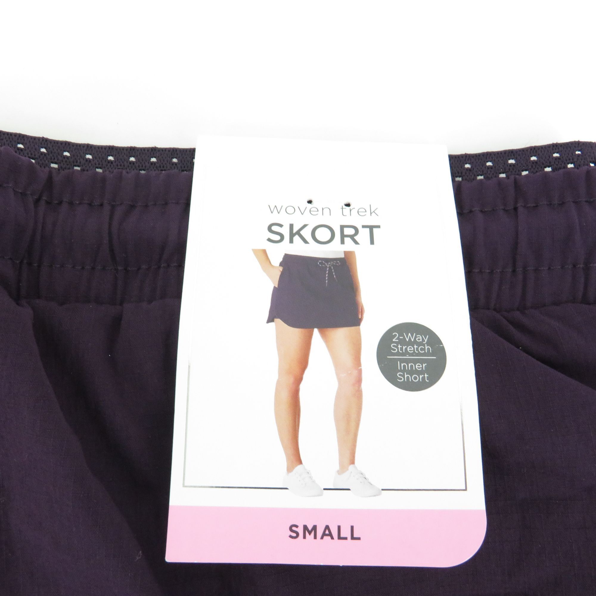 Other Members Mark Trek Skort Small Purple 2-Way Stretch Elastic W Size 29" - 4 Thumbnail