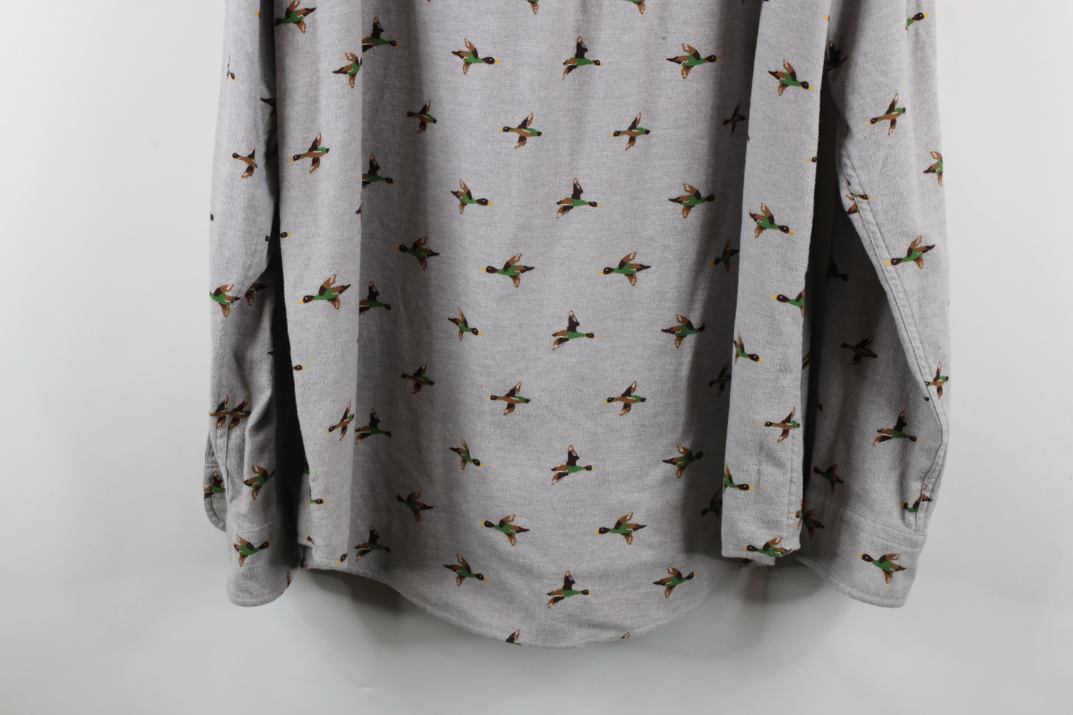 Lands' End × Vintage Vintage Lands End Over Print Chamois Cloth Button Down Shirt Size US XL / EU 56 / 4 - 13 Thumbnail