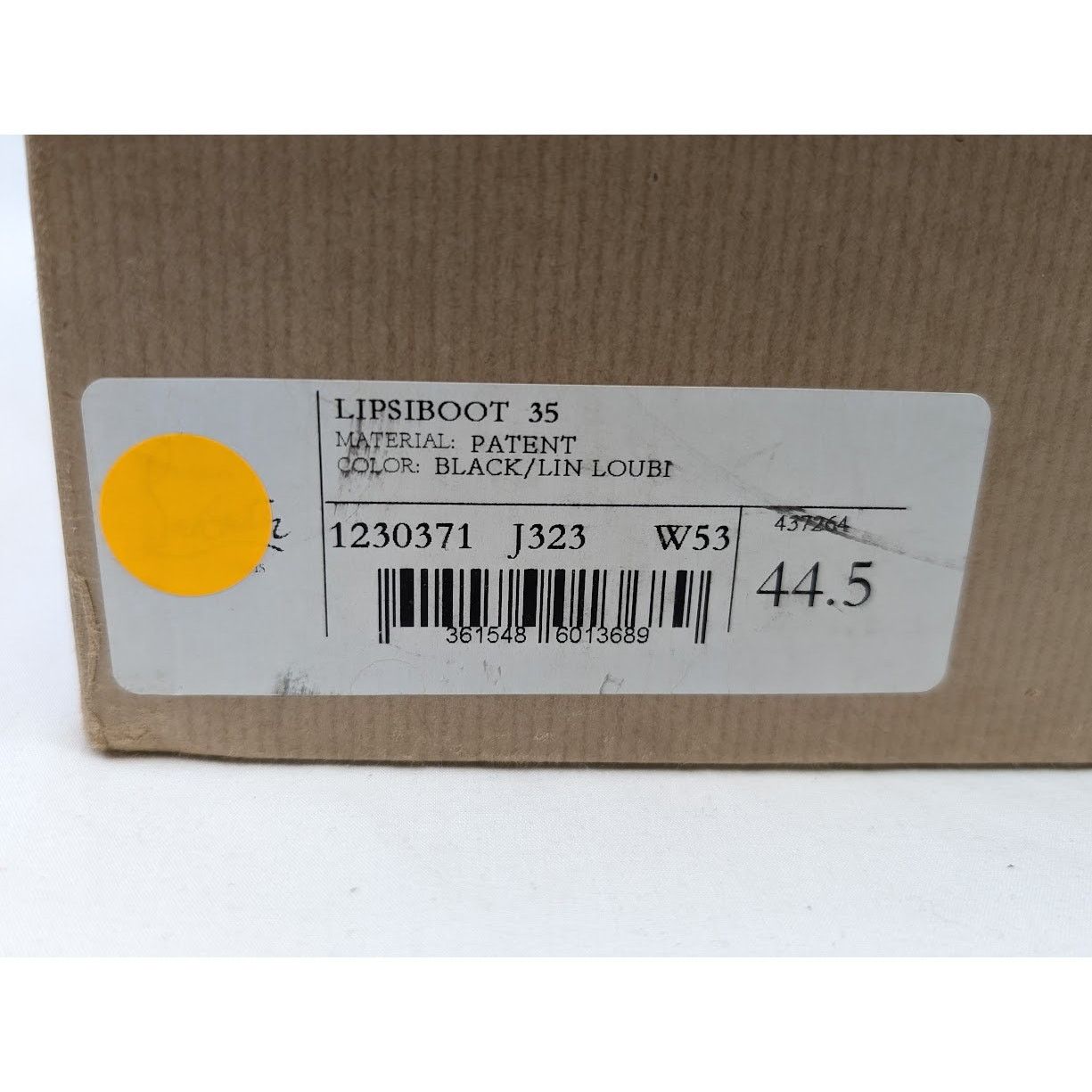 Christian Louboutin o1rshd1 Patent Lipsiboots in Black/Lin Loubi Size US 11.5 / EU 44-45 - 24 Thumbnail