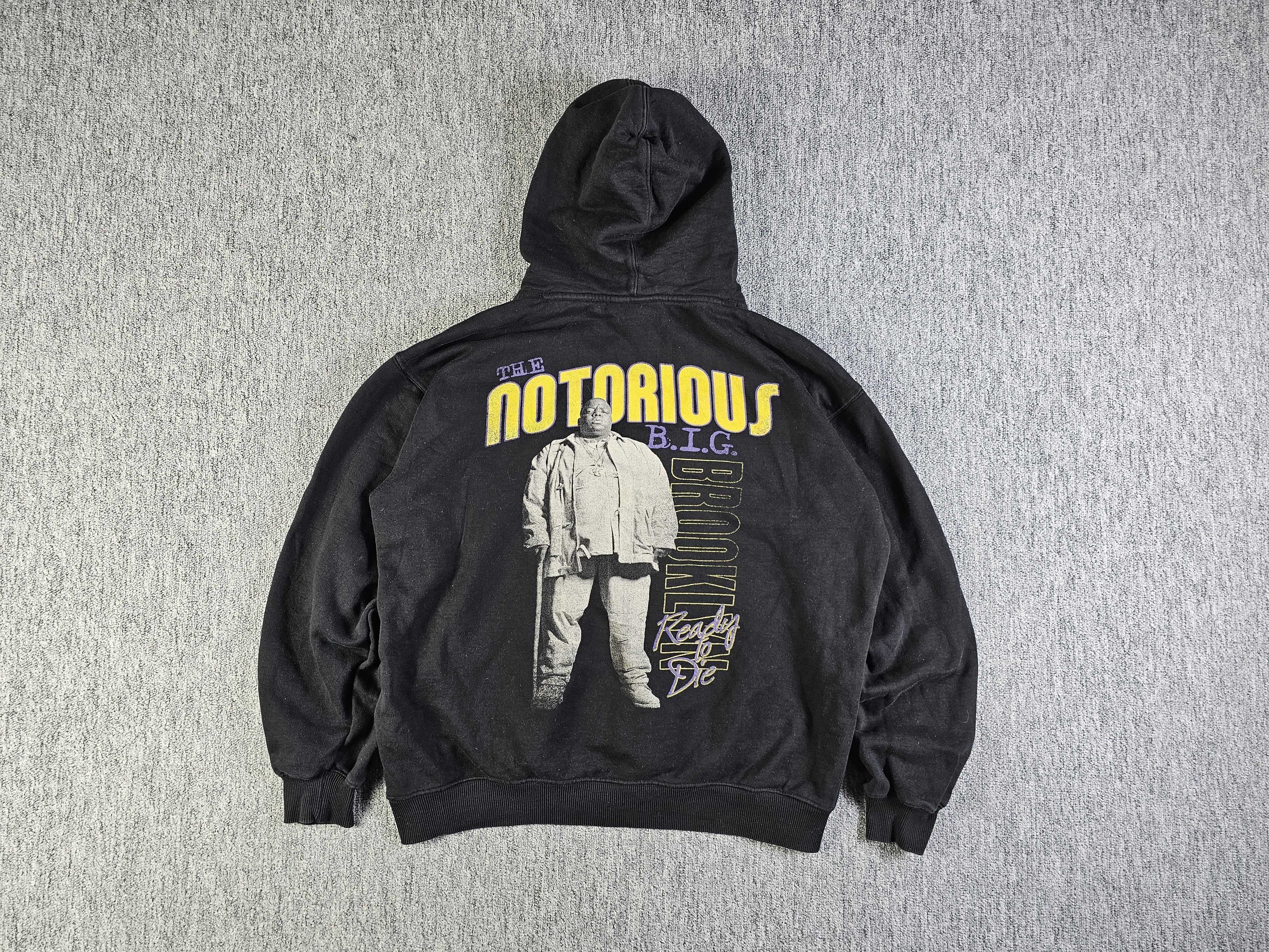 JUNKARD COMPANY Notorious B.I.G. Hoodie Ready To Die Album M Biggie Smalls Size US M / EU 48-50 / 2 - 12 Thumbnail