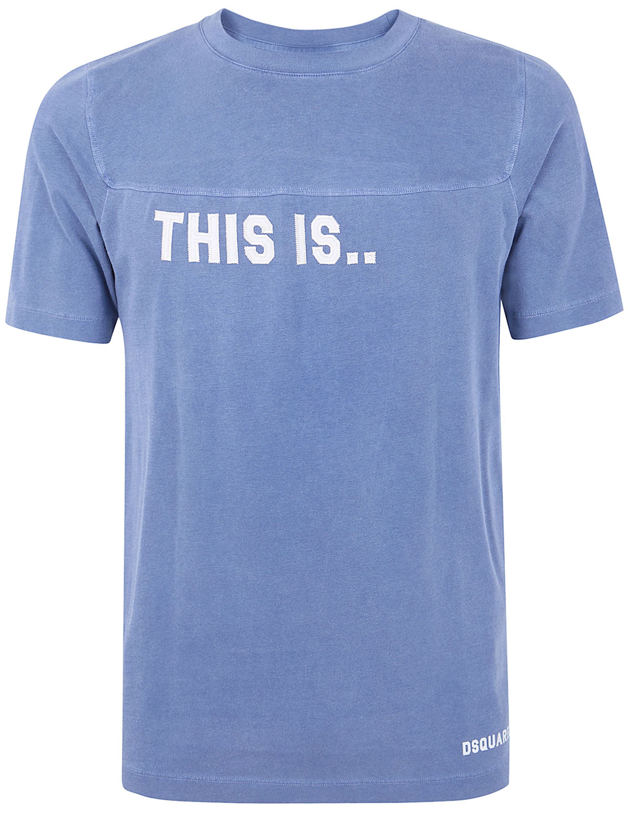 Dsquared2 COOL FOOTBALL FIT TSHIRT Size US S / EU 44-46 / 1 - 1 Thumbnail