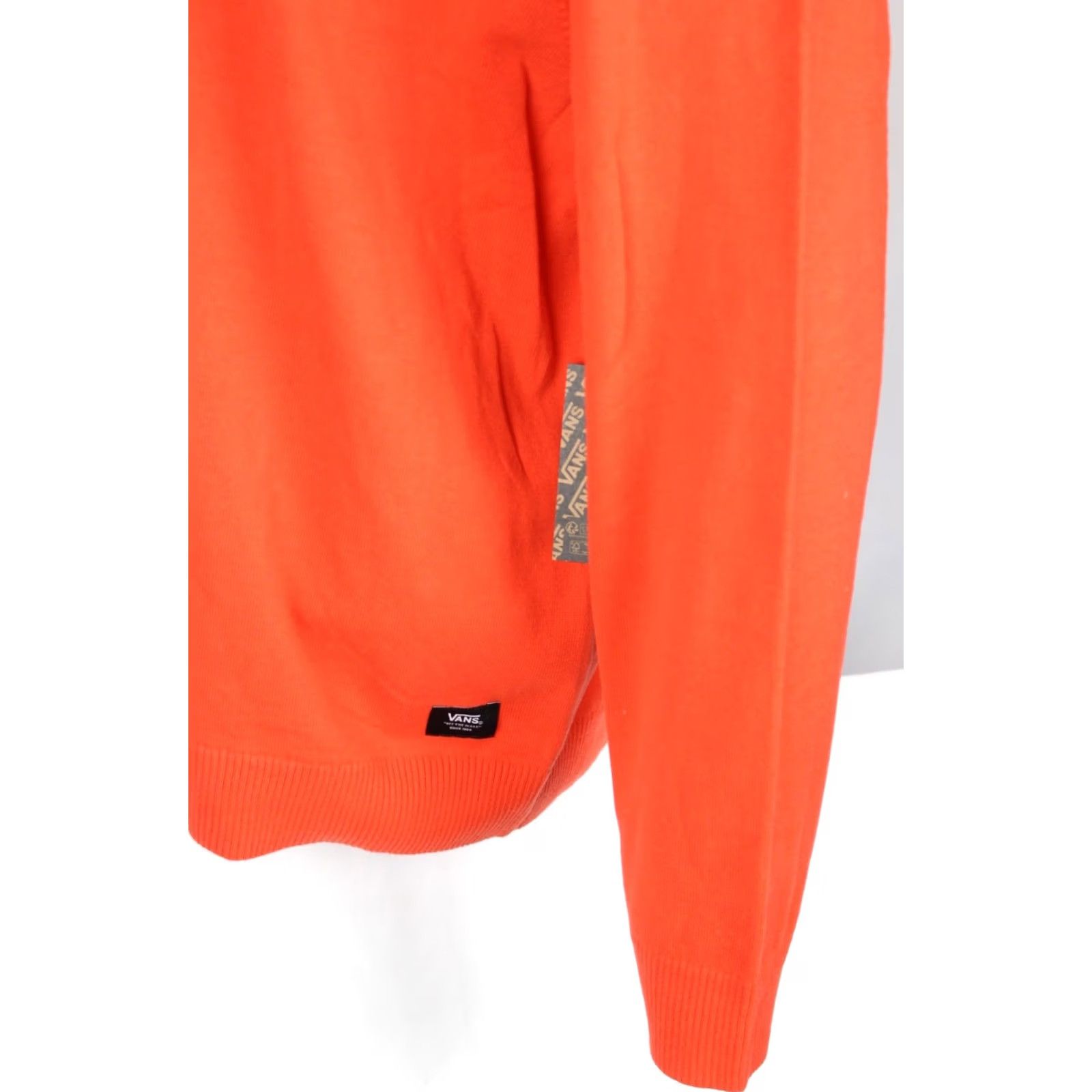 Vans Vans Men's Tacuma Sold Crew Neck Sweater XL Bright Orange Long Sleeve Size US XL / EU 56 / 4 - 3 Thumbnail
