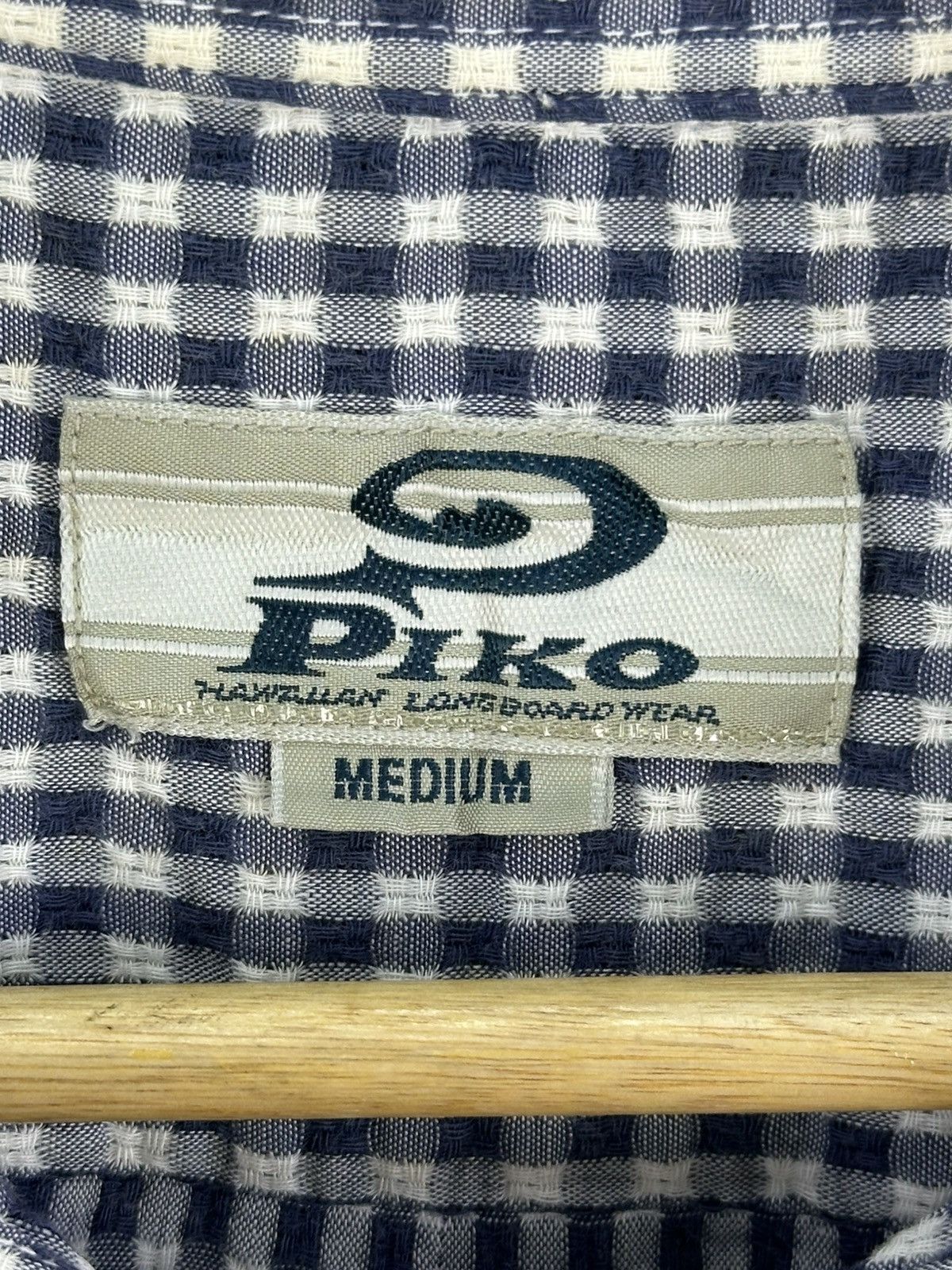 Japanese Brand Piko Hawaiian Longboard Wear Textured Flannel Shirt Size US L / EU 52-54 / 3 - 11 Thumbnail