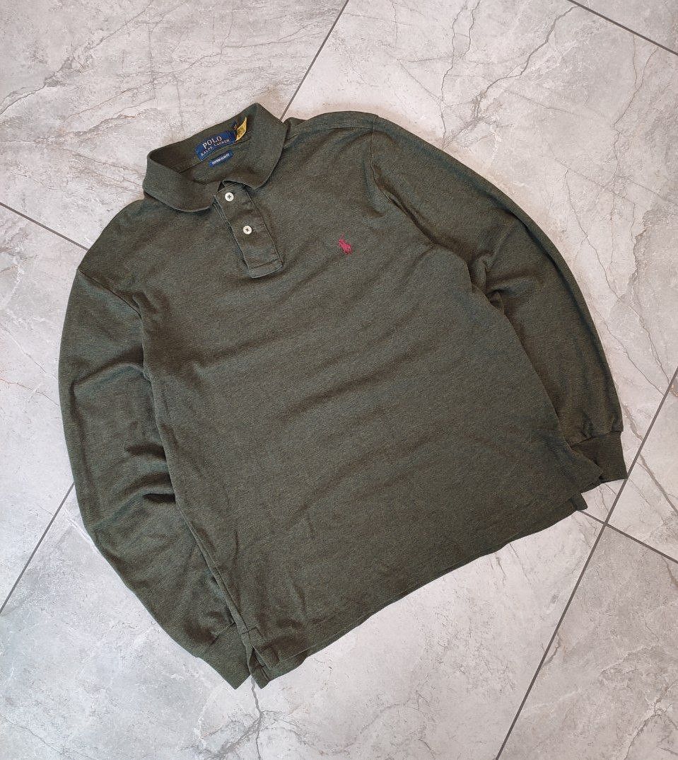 Polo Ralph Lauren Polo Ralph Lauren Long Sleeve polo olive S size Size US S / EU 44-46 / 1 - 1 Thumbnail