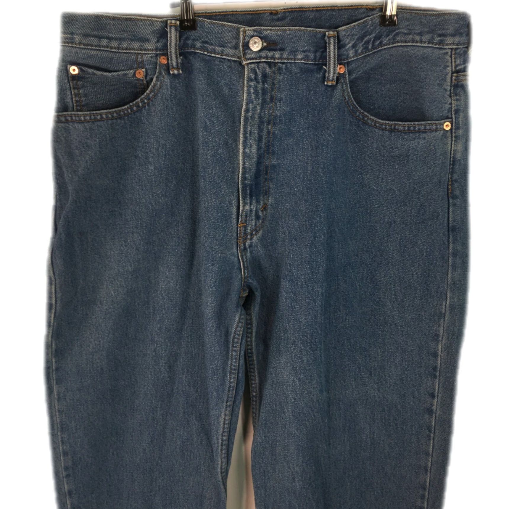 Levi's Levi's 550 Jeans Mens 40X30 Blue Denim Regular Fit Casual Size US 40 / EU 56 - 3 Thumbnail