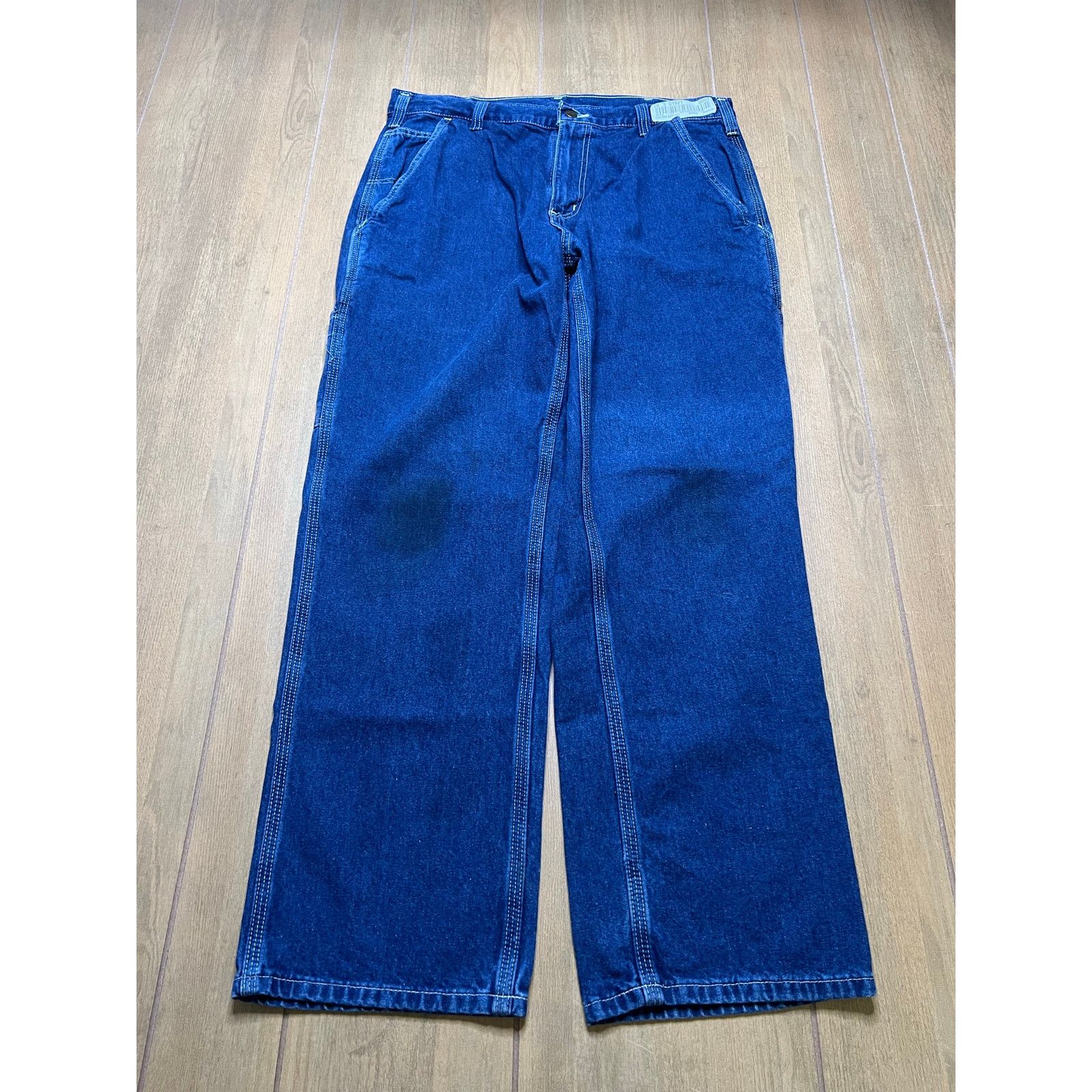 Carhartt Vintage Carhartt Dungaree Fit Carpenter Jeans, Sz 34x30 Y2K Size US 34 / EU 50 - 2 Thumbnail