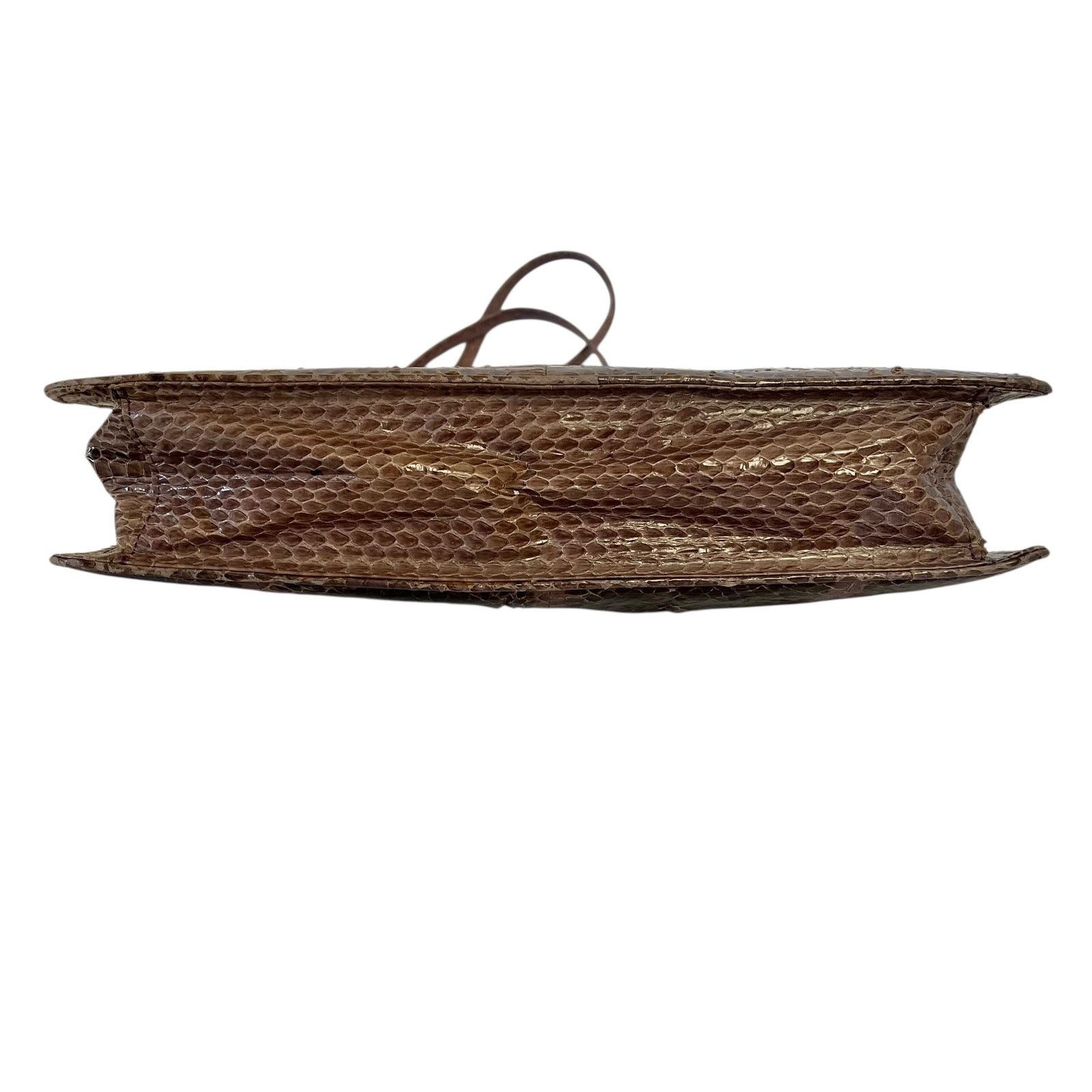 Mary McFadden × Vintage Vintage Mary McFadden Purple Snake Shoulder Bag Crossbody Size ONE SIZE - 8 Thumbnail