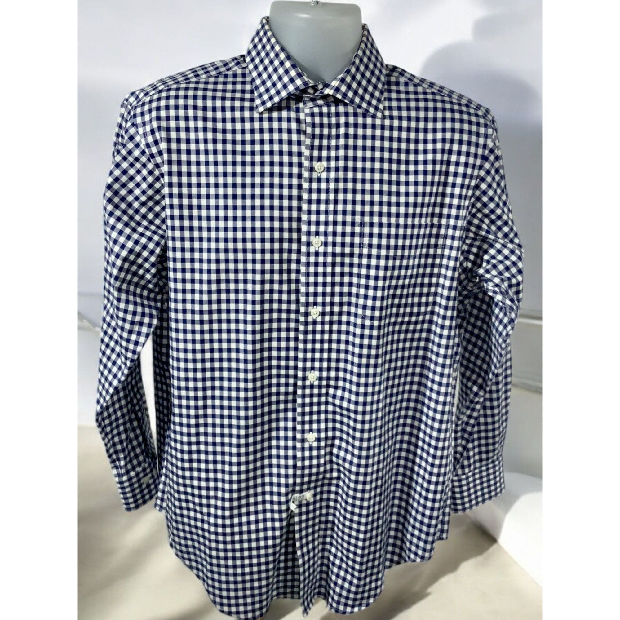 Lauren Ralph Lauren Lauren Ralph Lauren Blue White Gingham Classic Shirt M Size US M / EU 48-50 / 2 - 2 Thumbnail
