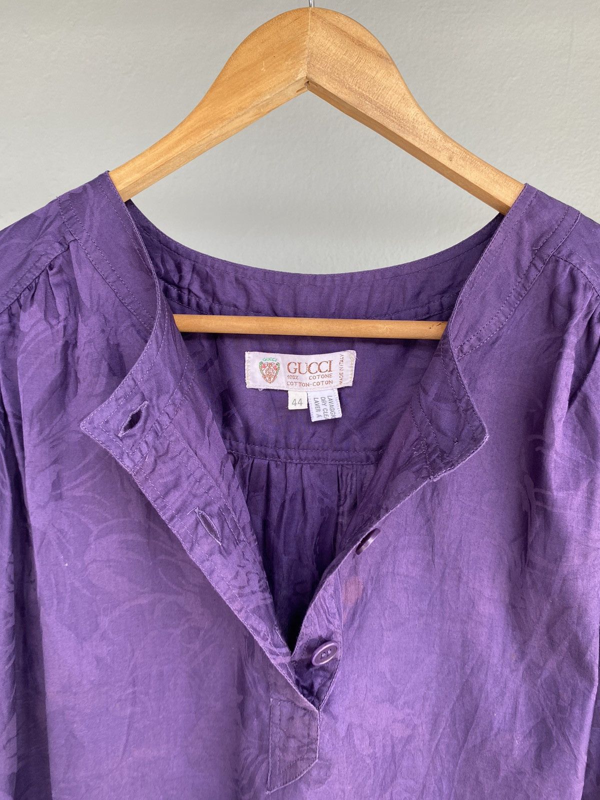 Gucci × Vintage Gucci Blouses vintage Size M / US 6-8 / IT 42-44 - 2 Thumbnail