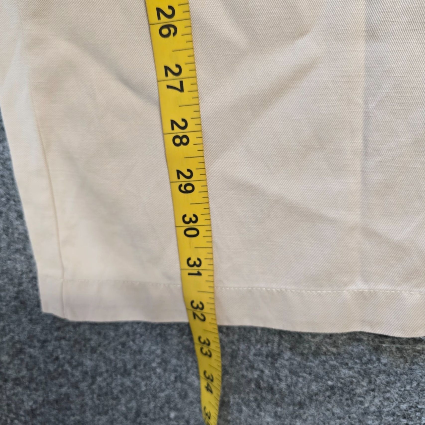 Madewell Madewell Pants Womens Size 12 Tall Beige Khaki Wide-Leg Pleated Capsule Casual Size 34" / US 12 / IT 48 - 7 Thumbnail