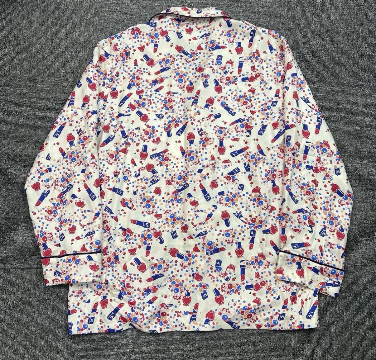 Maison Margiela Maison Margiela Printed Mulberry Silk Shirt K12 Size M / US 6-8 / IT 42-44 - 2 Thumbnail