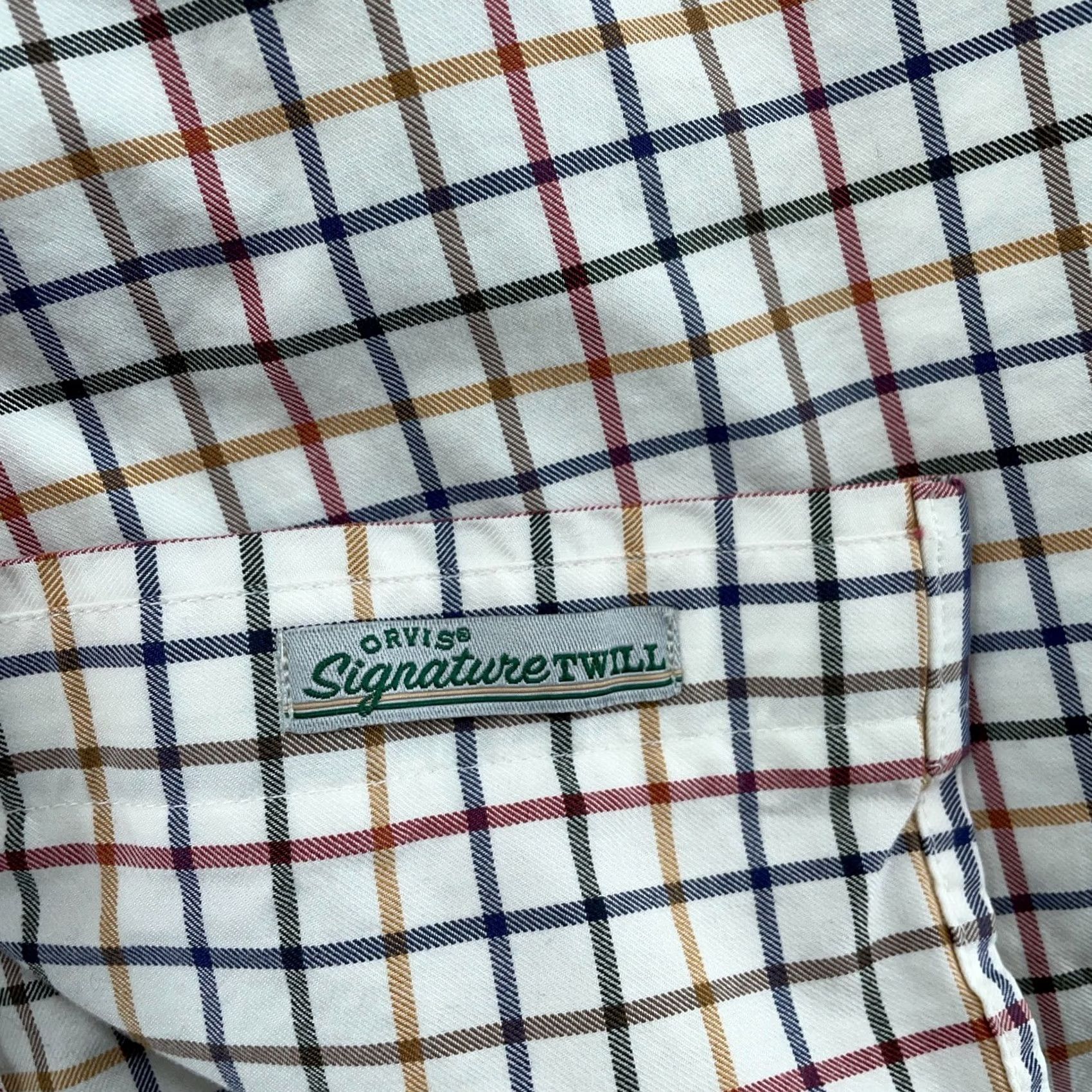 Orvis Orvis Signature Twill Shirt Mens Medium Multi Check Classic Collared Button Down Shirt Size US M / EU 48-50 / 2 - 4 Thumbnail