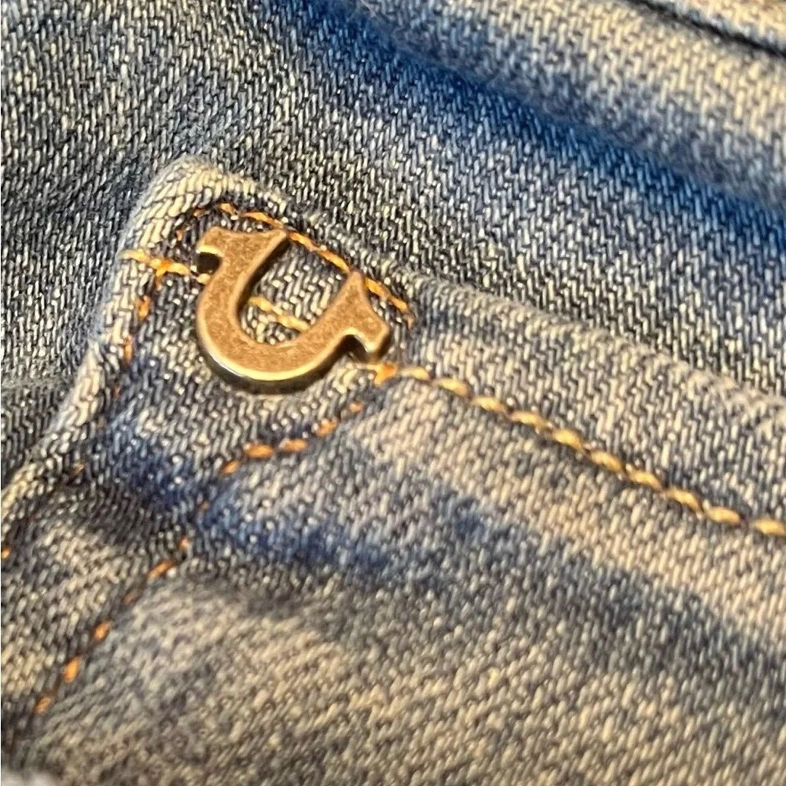 True Religion True Religion Y2K Cora Mid Rise Straight leg jeans, size 27 Size 27" / US 4 / IT 40 - 7 Thumbnail