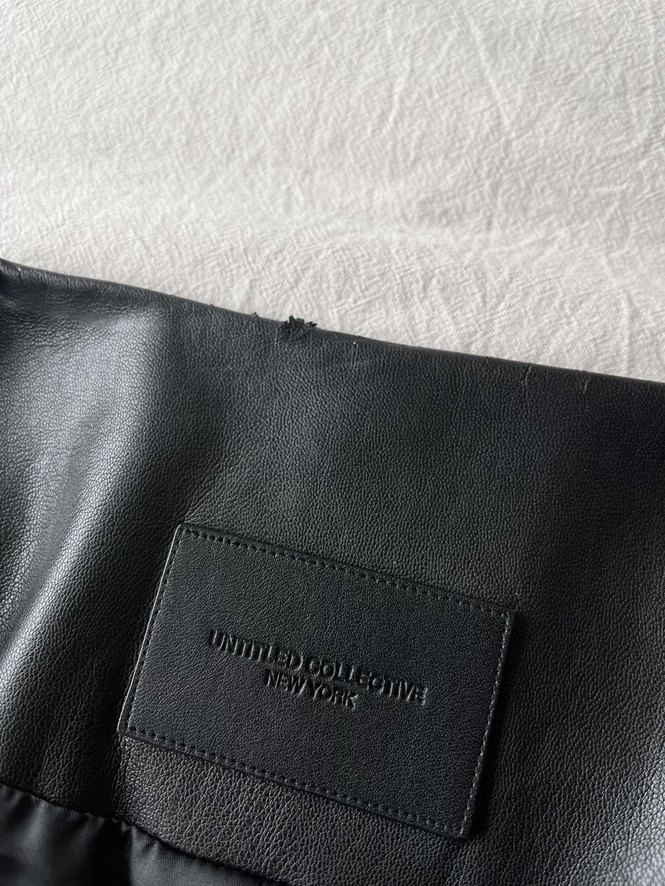 Other Untitled Collective New York - Rare Faux Leather Jacket (L) Size US L / EU 52-54 / 3 - 7 Thumbnail