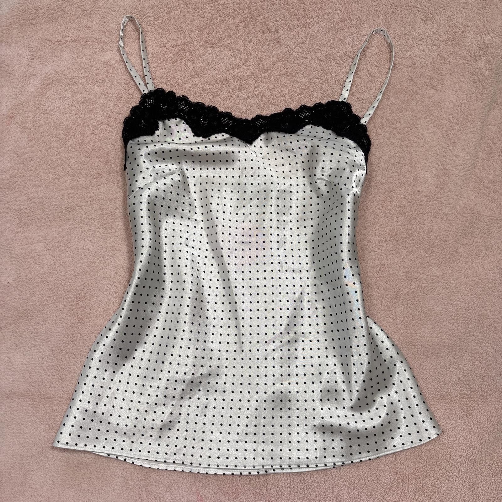 Other y2k polka dot silky lace cami Size M / US 6-8 / IT 42-44 - 1 Thumbnail