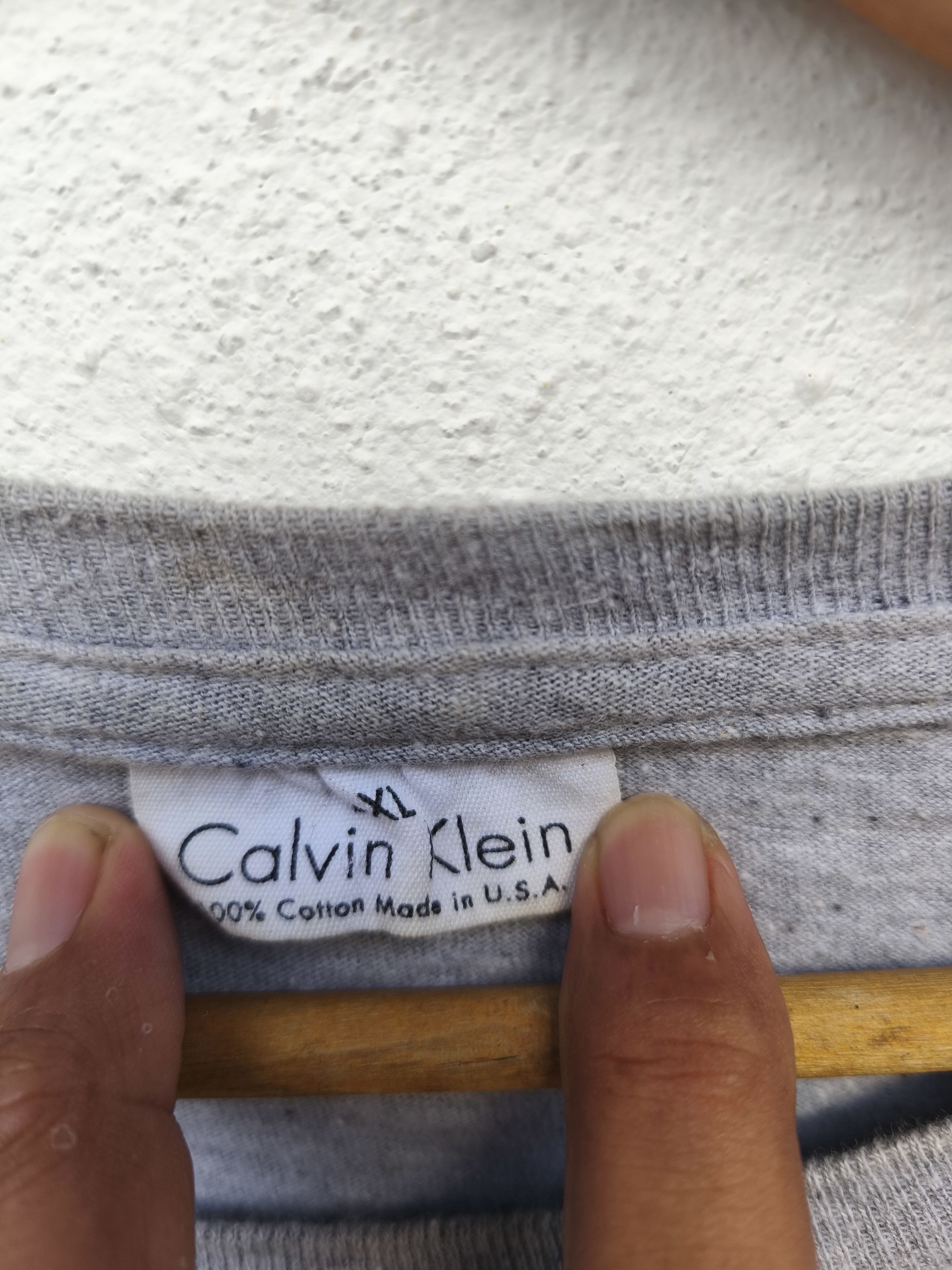 Calvin Klein 🔥 Vintage 90s Vintage Calvin Klein t shirt Size US L / EU 52-54 / 3 - 6 Thumbnail