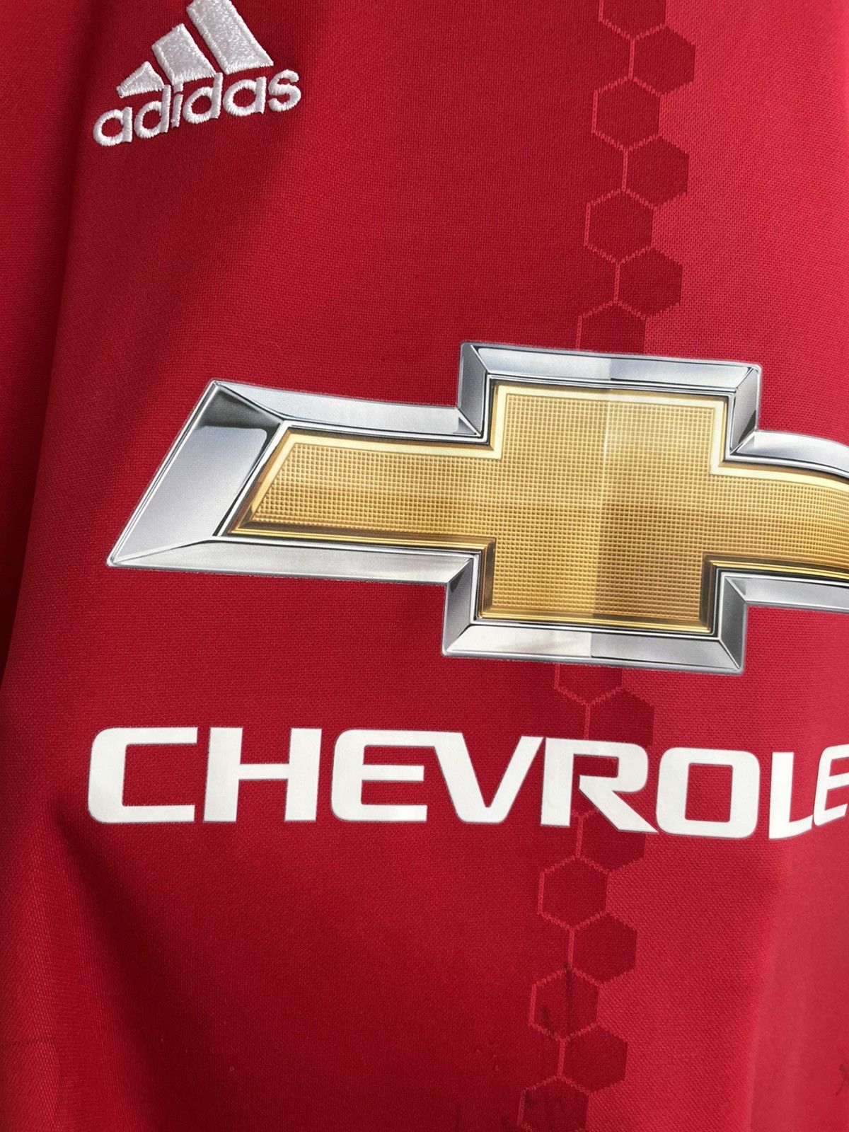 Adidas Manchester United 2016 2017 Signed Football Shirt Jersey Size US L / EU 52-54 / 3 - 9 Thumbnail