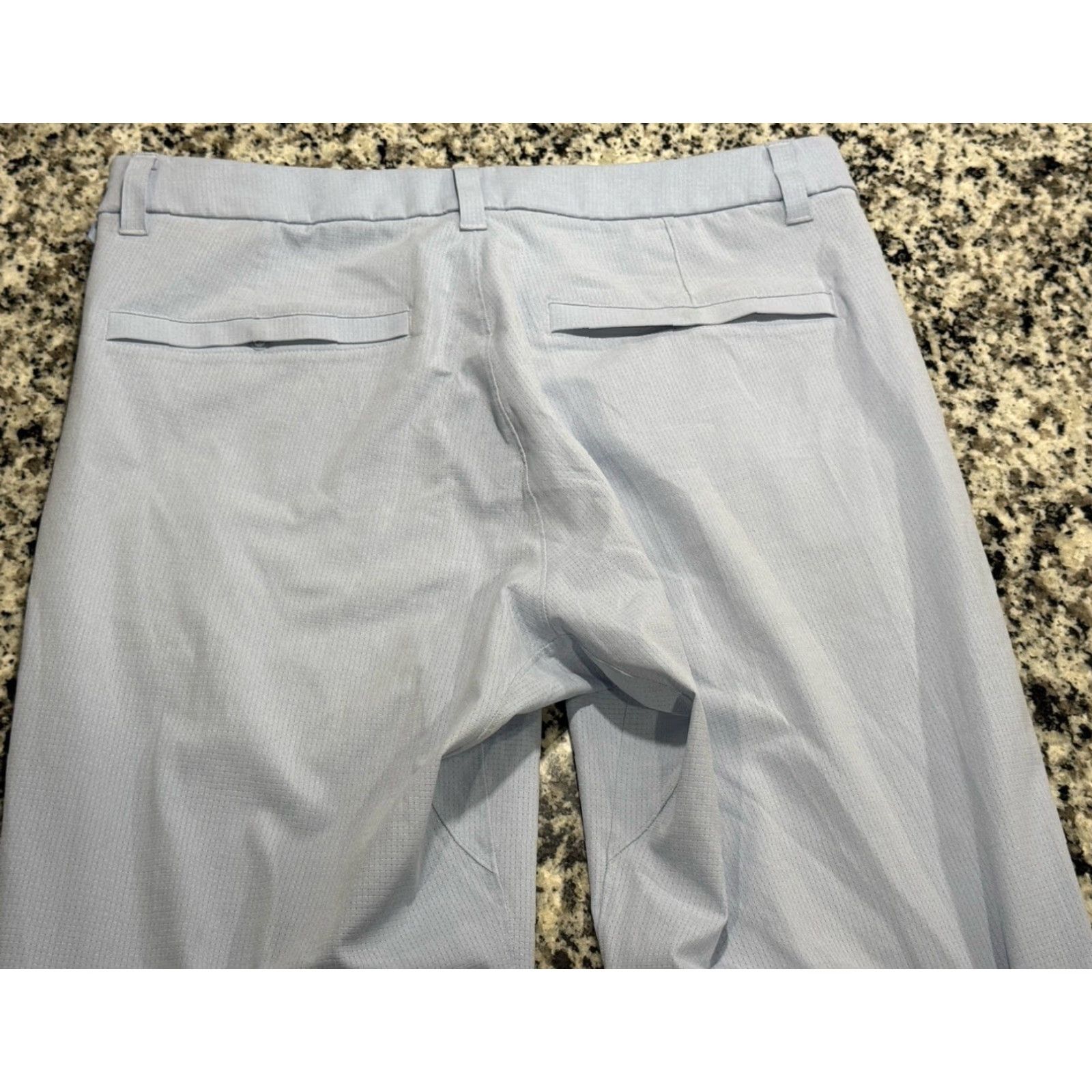 Lululemon Lululemon Slim Fit Ventlight Performance Pants Mens 32 Blue Commission Chino Straight Leg 30 x 30.5 Quick Dry Stretch Water Resistant Size US 32 / EU 48 - 4 Thumbnail
