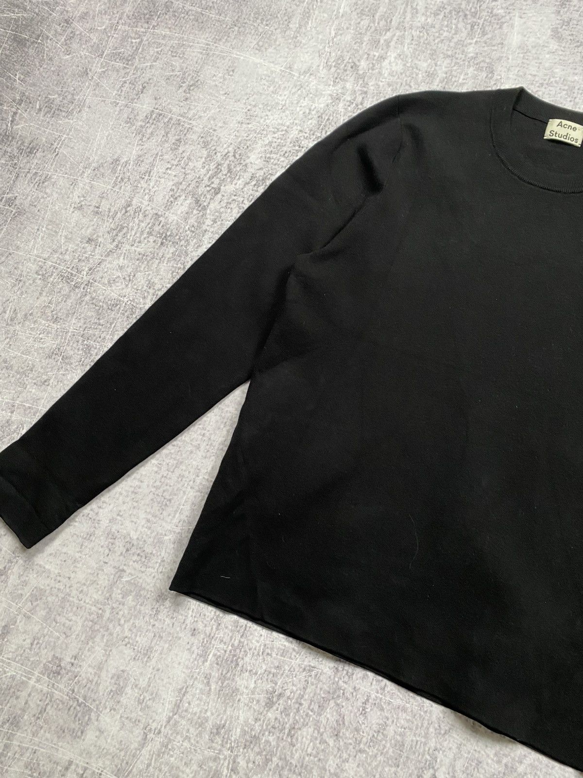 Acne Studios Black Acne Studios Lang PSS15 sweatshirt Size US L / EU 52-54 / 3 - 5 Thumbnail