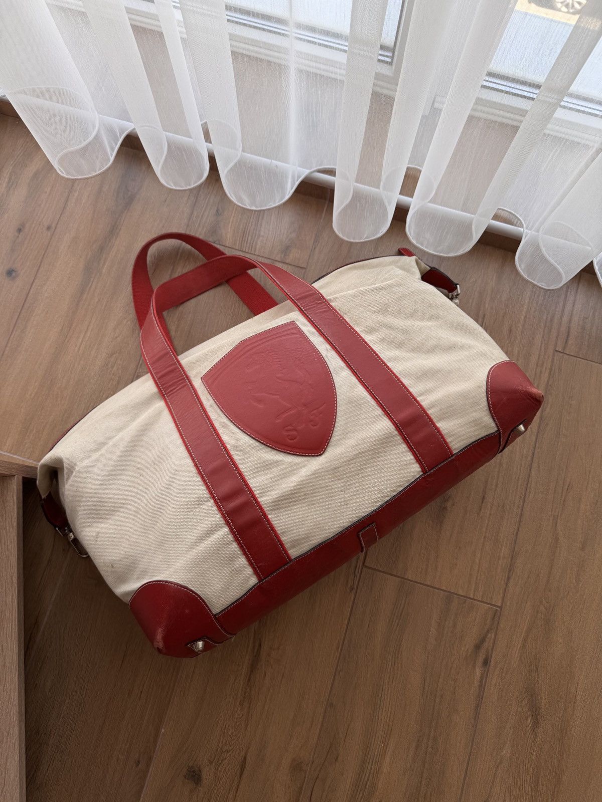 Other Vintage Ferrari Formula 1 Club Canvas & Leather Travel Bag Size ONE SIZE - 3 Thumbnail