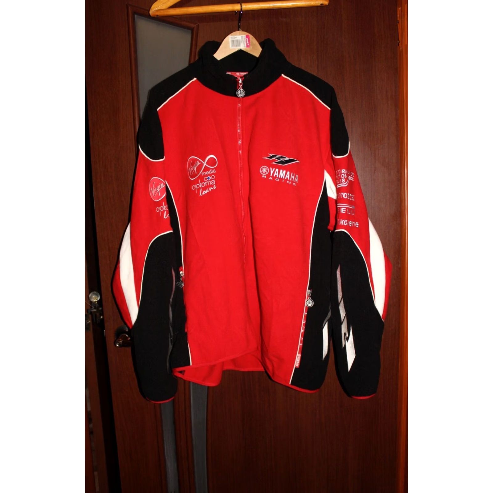 Yamaha VINTAGE Yamaha Racing Team Red Fleece Jacket Size US XXL / EU 58 / 5 - 2 Thumbnail