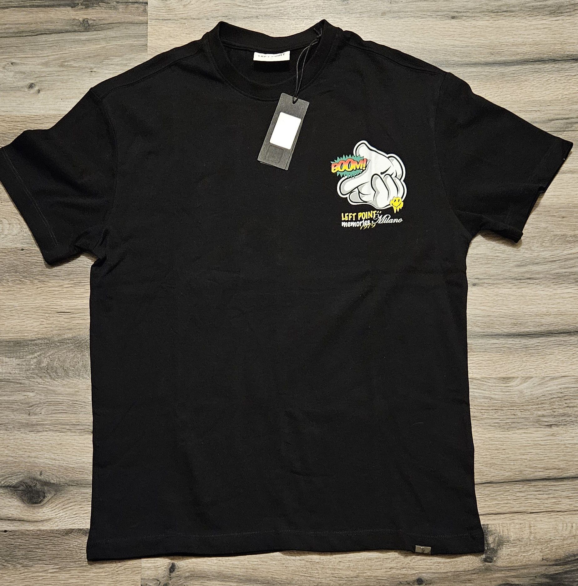 Other Left Point Mens Boom Graphic Black T Shirt Size Small Size US S / EU 44-46 / 1 - 1 Thumbnail