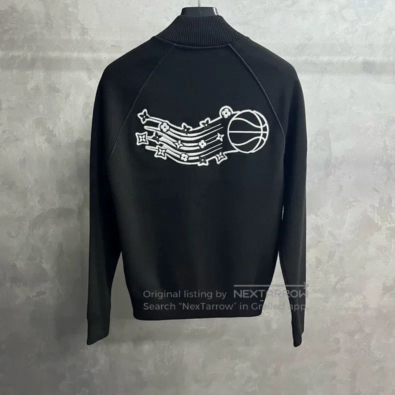 Louis Vuitton Louis Vuitton Black Logo Baseball Neck Long Sleeve Jacket Size US S / EU 44-46 / 1 - 5 Thumbnail