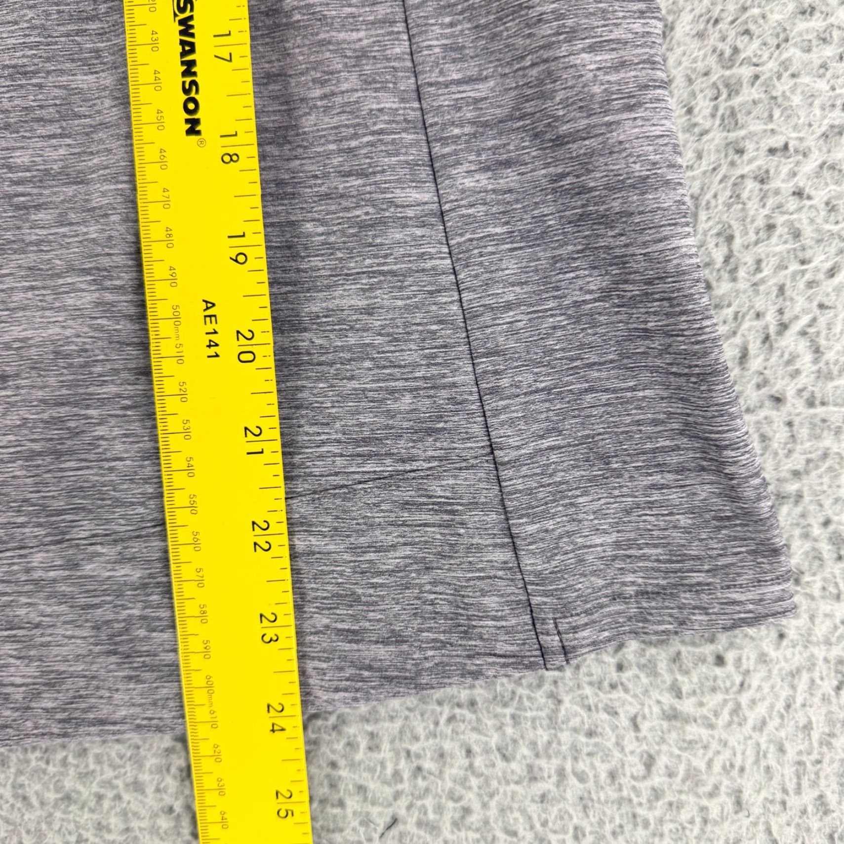 Vintage Greyson Halley Melange Quarter Zip Shirt Womens XL Gray Heathered Stretch Size XL / US 12-14 / IT 48-50 - 7 Thumbnail