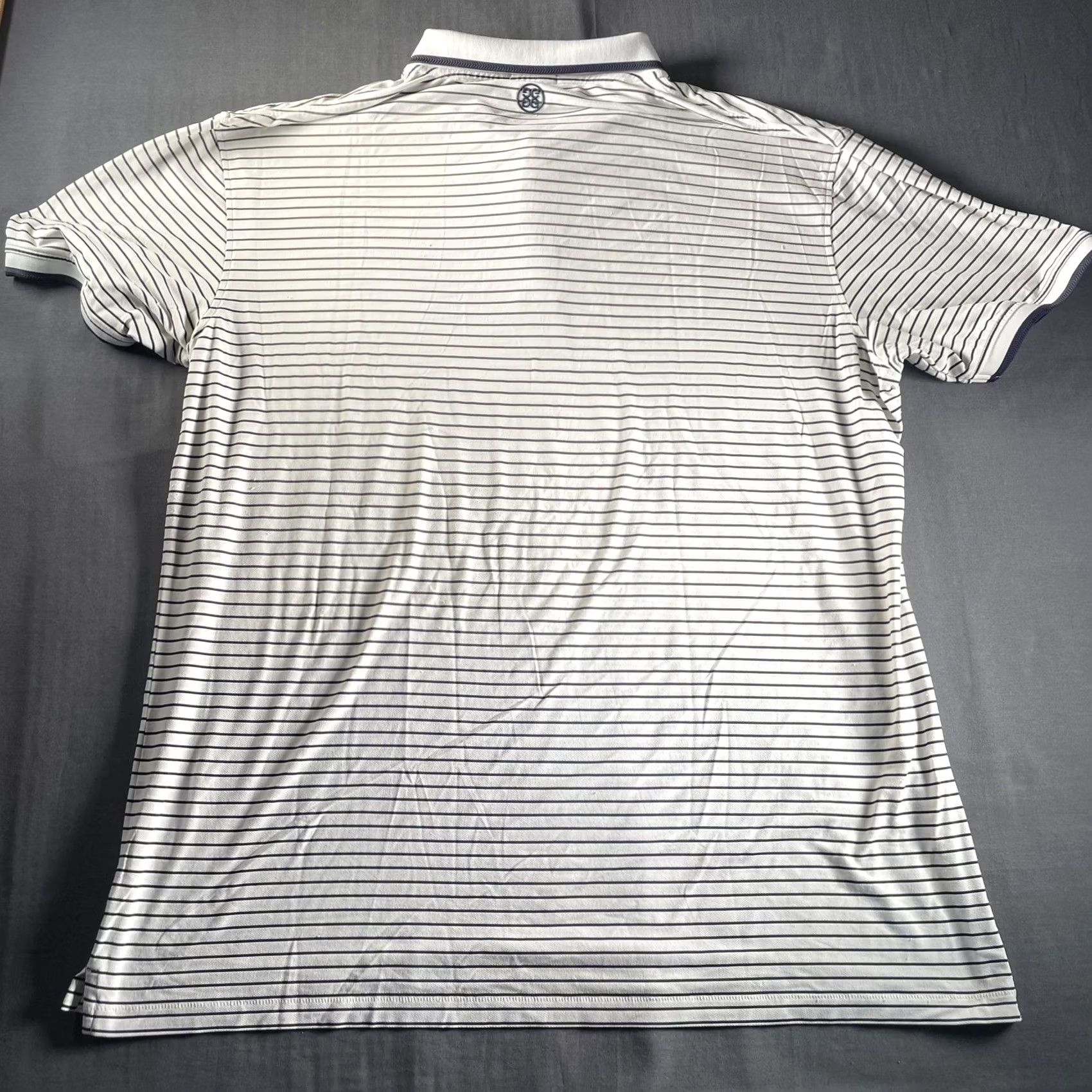 G/FORE G/FORE Polo Shirt Mens 2XL White Navy Striped Golf Performance Lightweight Shirt Mens 2XL White Navy Striped Golf Size US XXL / EU 58 / 5 - 5 Thumbnail