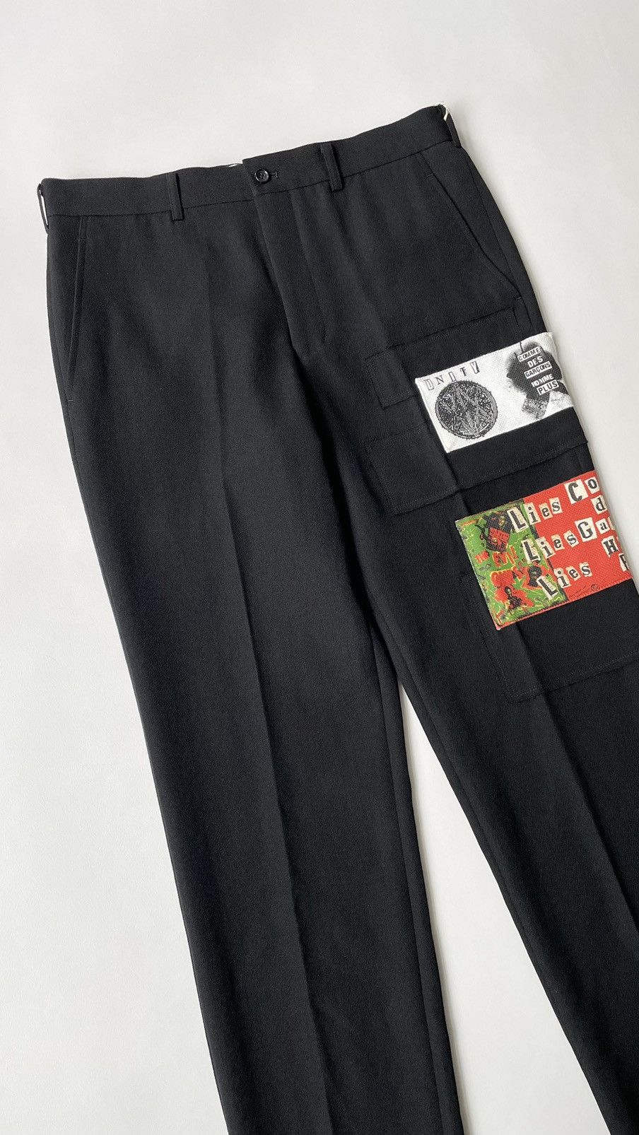 Comme des Garcons A/W 08 ‘Jamie Reed Patch’ Wool Trousers Size US 30 / EU 46 - 6 Thumbnail