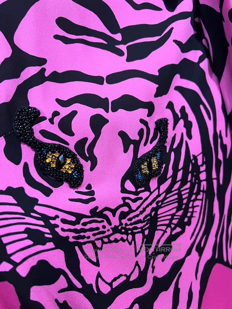 Valentino Valentino Silk tiger dress Size S / US 4 / IT 40 - 2 Thumbnail