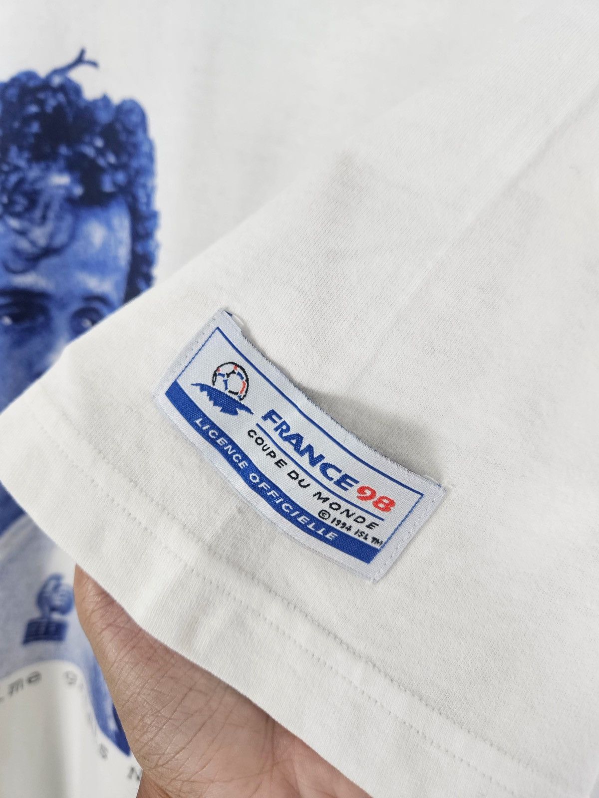 Vintage Vintage Michael Platini france world cup shirt Size US L / EU 52-54 / 3 - 4 Thumbnail