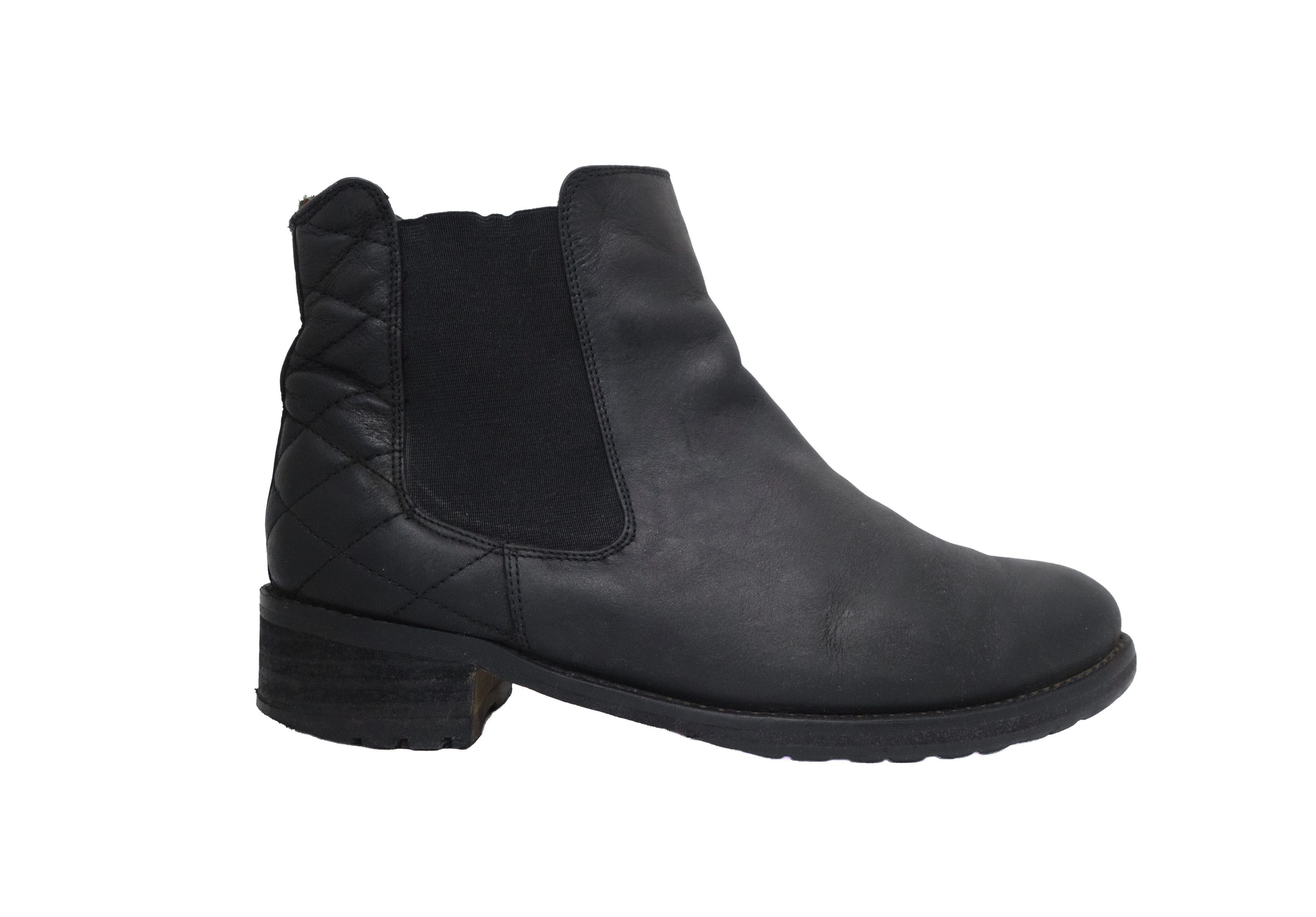 Barbour Amble Quilted Leather Chelsea Boots Tartan Lining Size US 10.5 / IT 40.5 - 1 Thumbnail