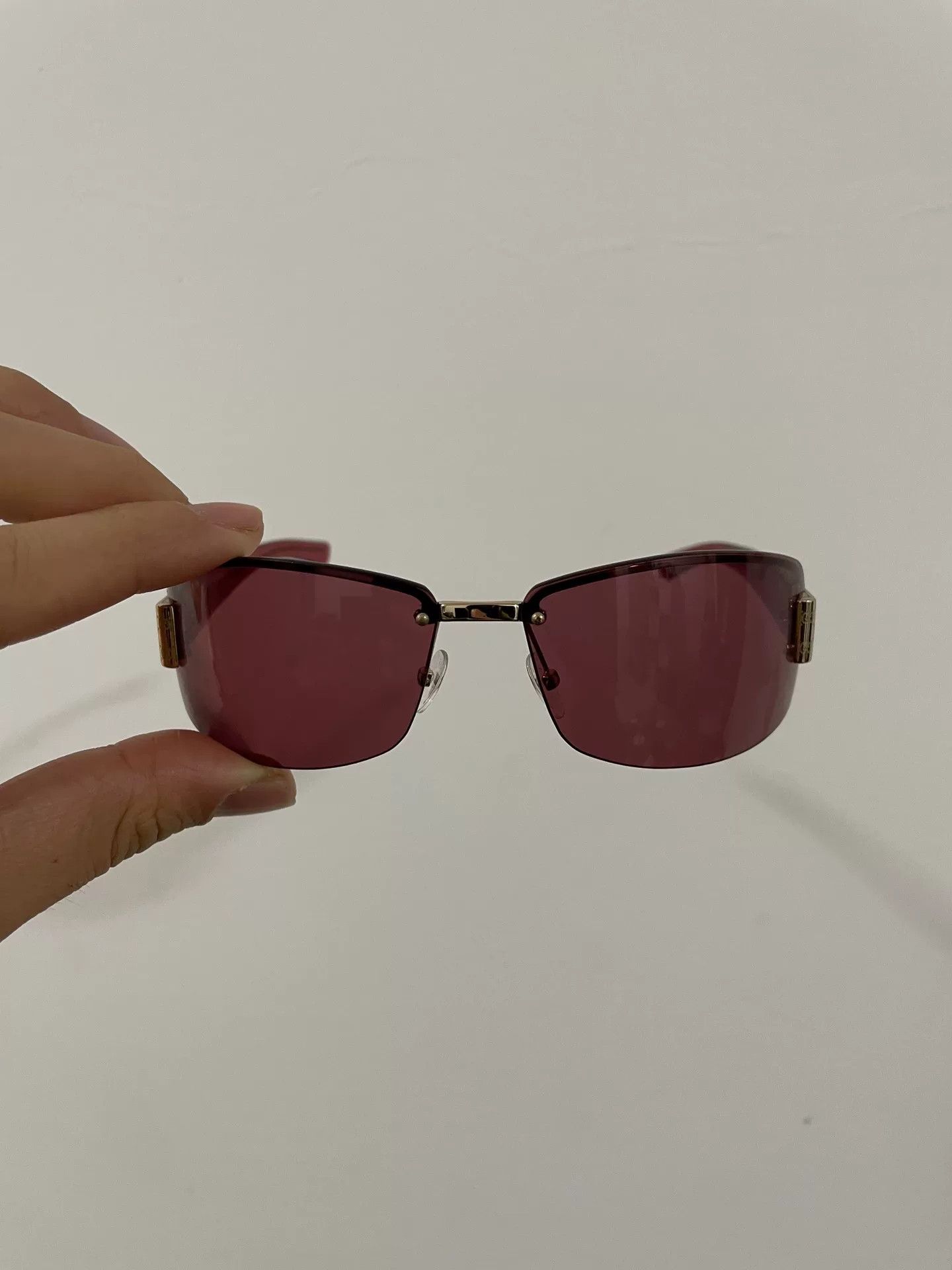 Gucci Gucci Y2K Inspired Sunglasses in Red Size ONE SIZE - 1 Thumbnail