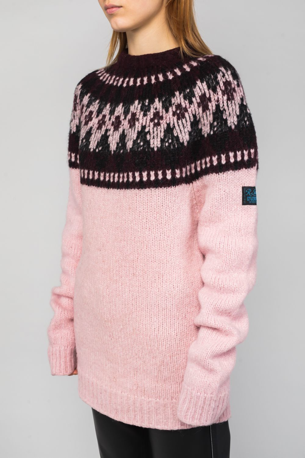Raf Simons Raf Simons FW21 Pink Wool Sweater Size US M / EU 48-50 / 2 - 11 Thumbnail